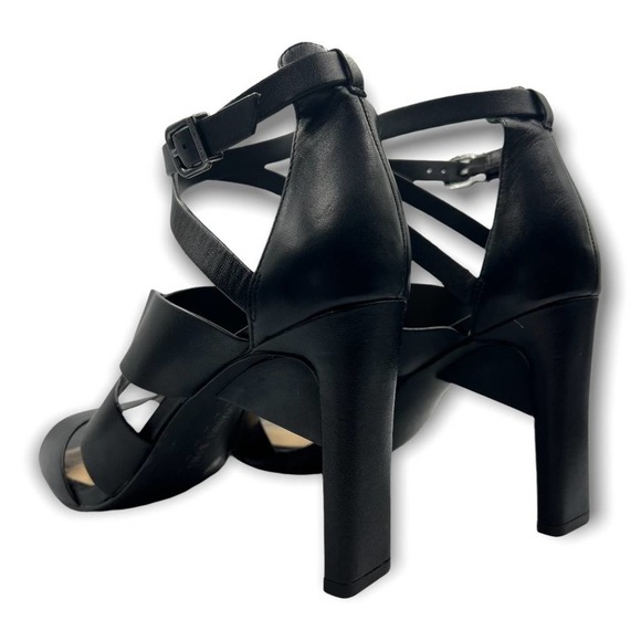 Gianni Bini Leather Criss Cross Ankle Strap Strappy High Heel Sandal 10 - Picture 7 of 8